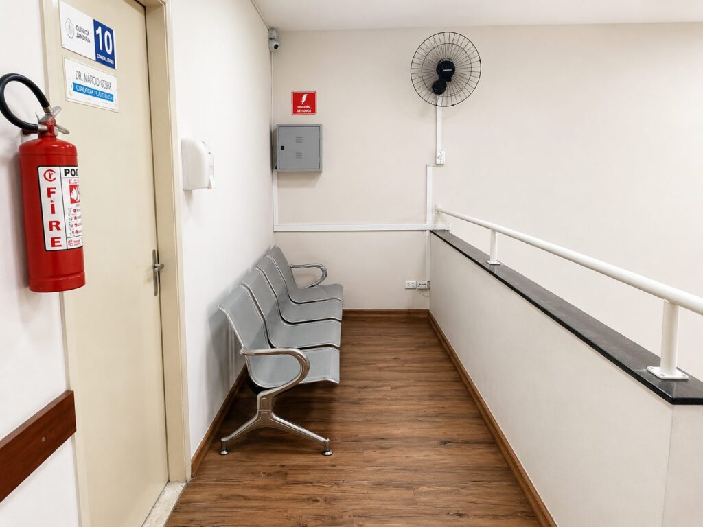 Sala de espera consultório